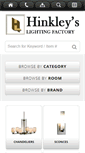 Mobile Screenshot of hinkleyslighting.com